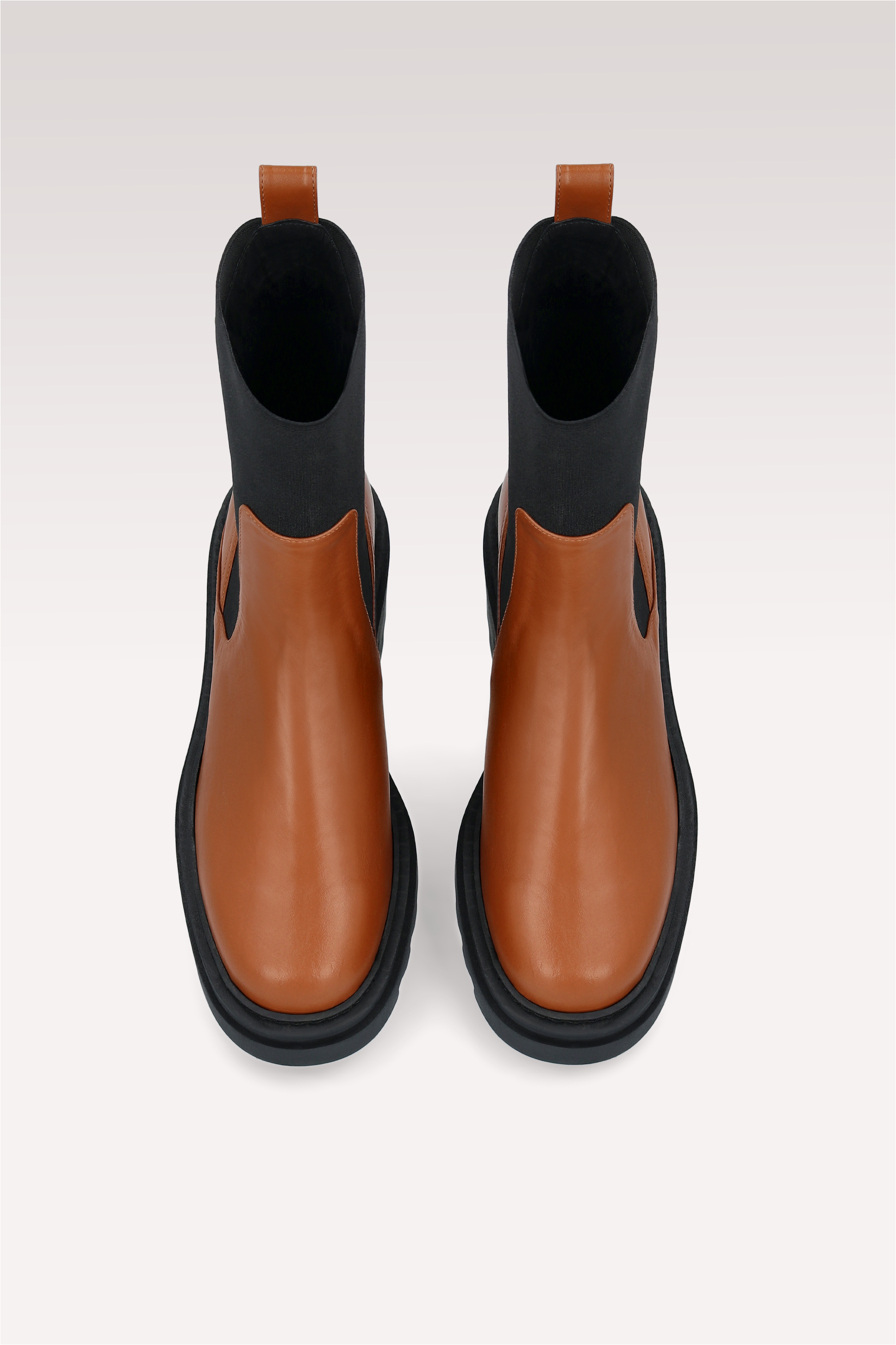 VERA BROWN NAPPA LEATHER ANKLE BOOTS AND COLETTE CROSSBODY BAG