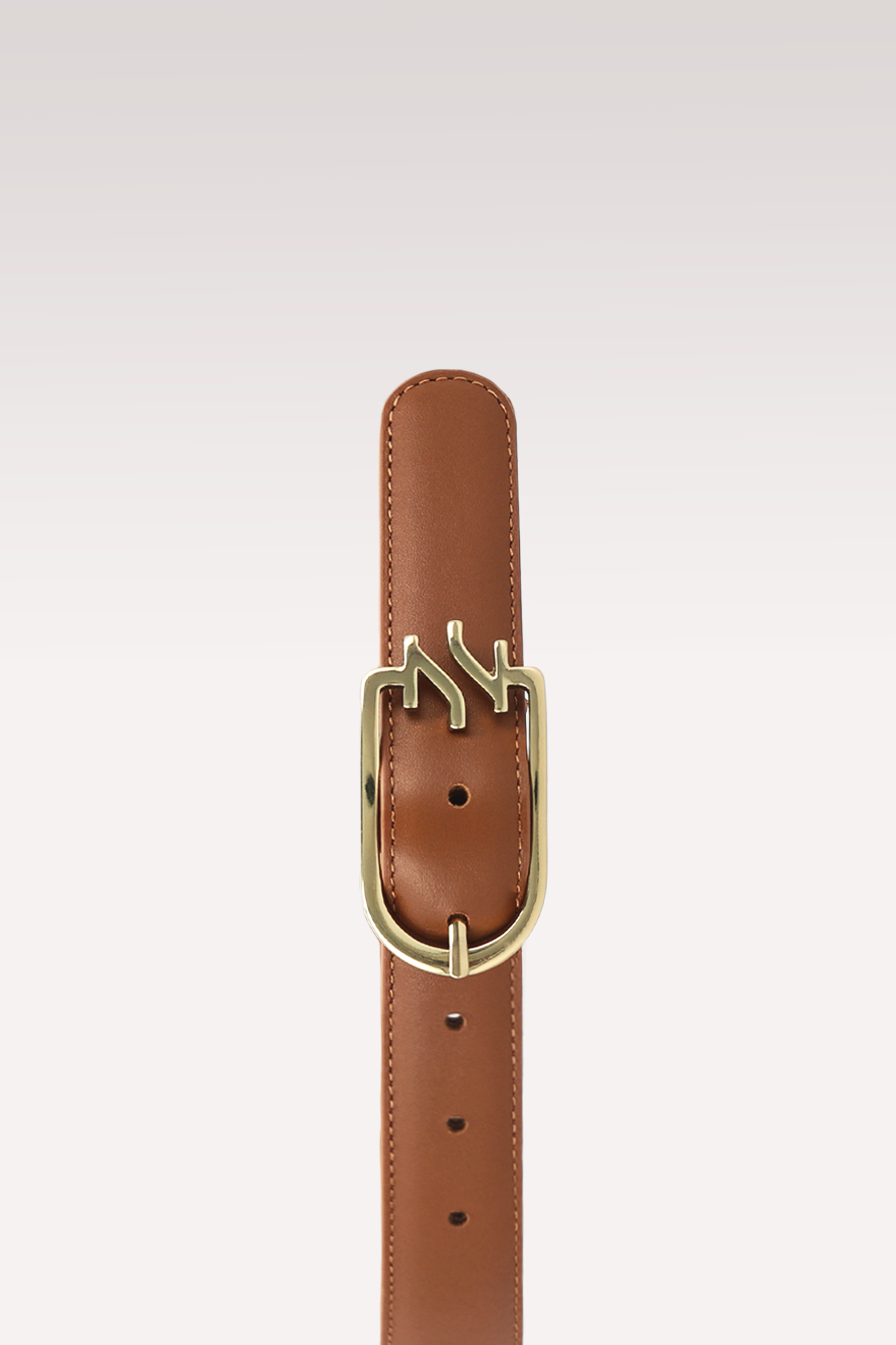 JUDE BROWN NAPPA LEATHER BELT