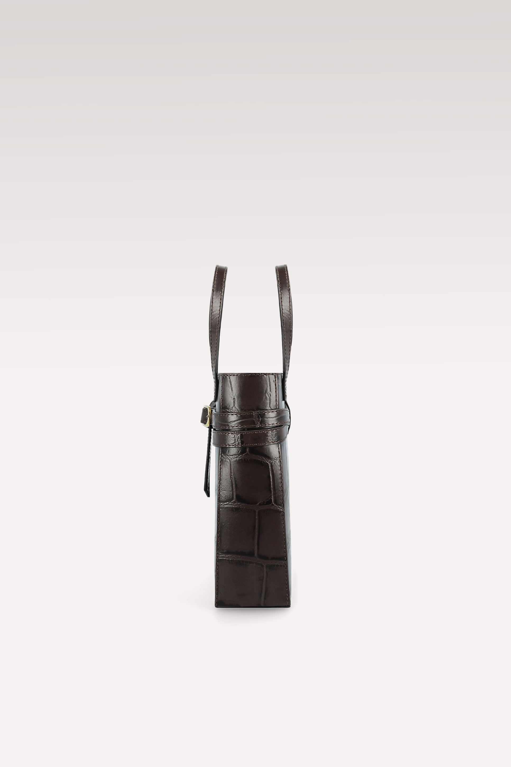 BORSA A TRACOLLA CARRIE BROWN IN PELLE STAMPATA COCCO