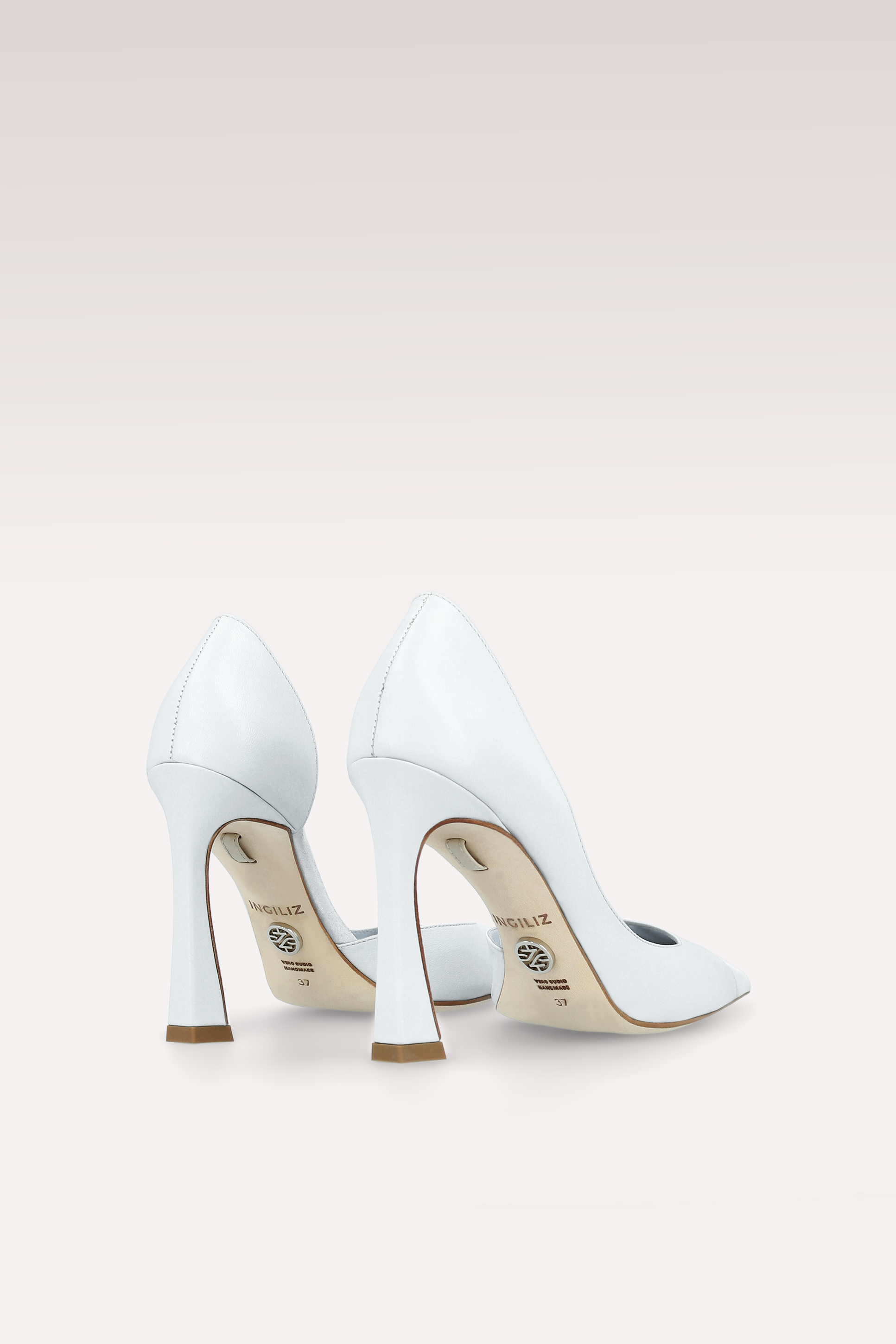 DECOLLETÉ VESPER IN PELLE BIANCA