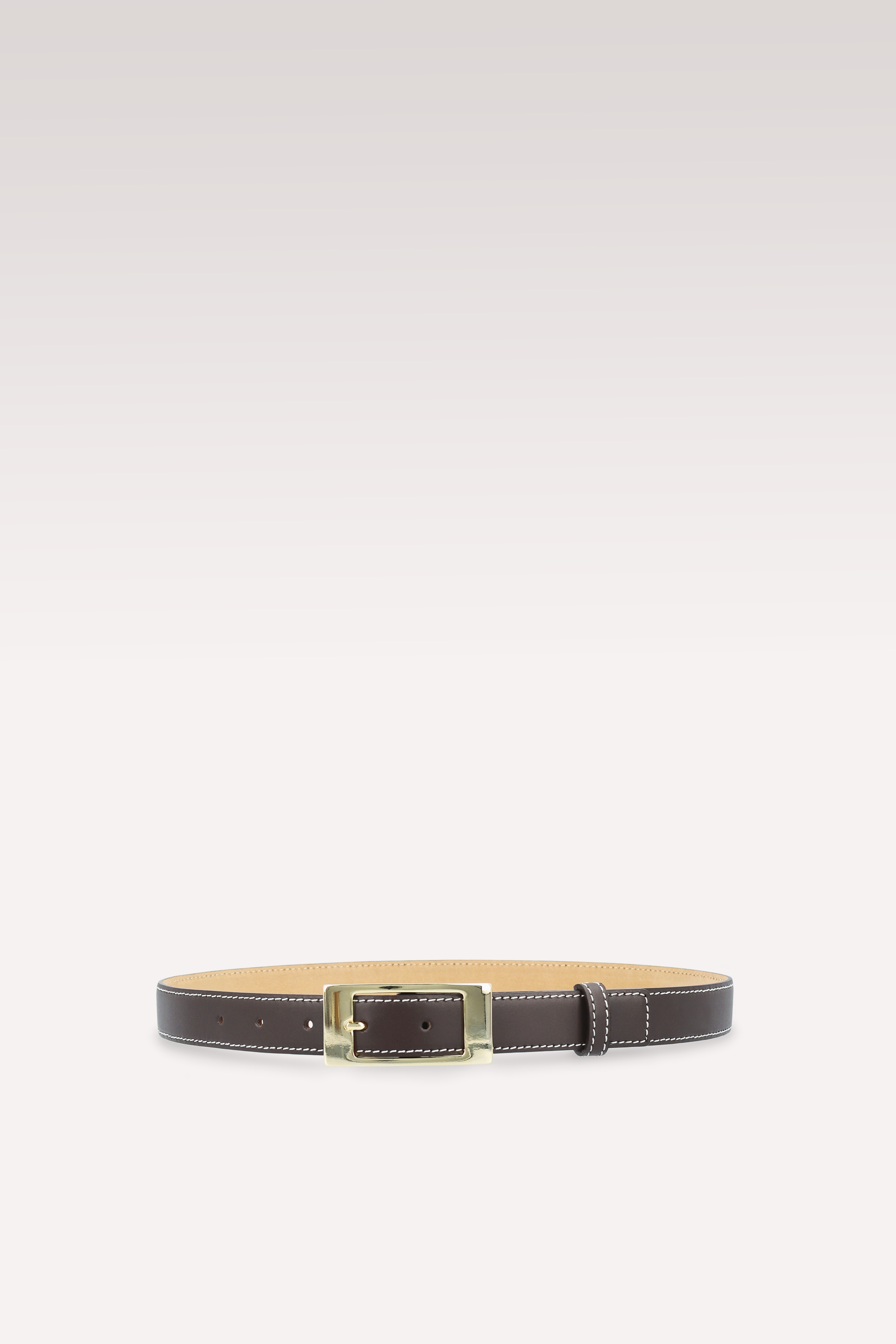 ELIRA 25 MM BROWN LEATHER BELT
