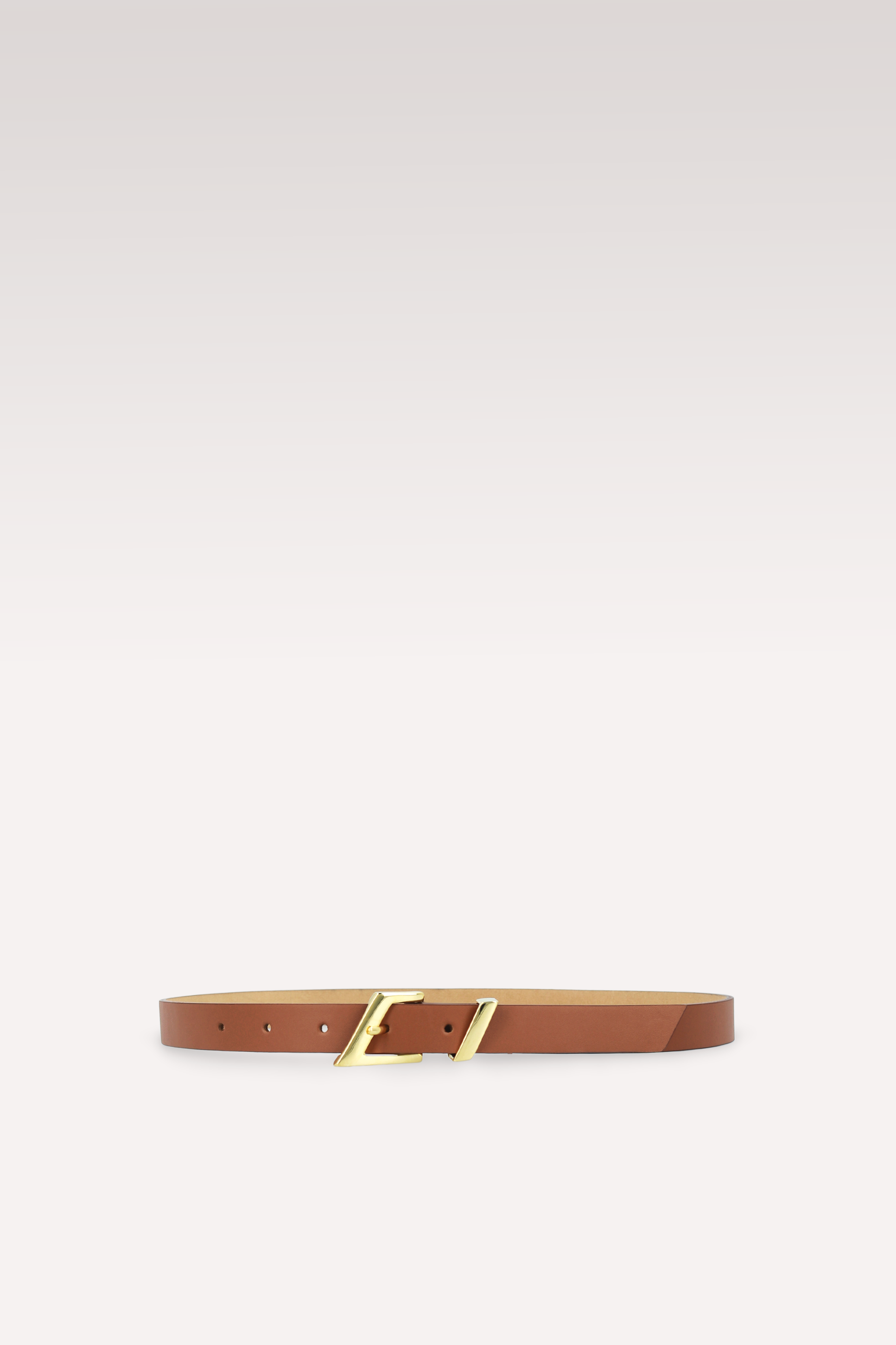 EDGE 20 MM BROWN LEATER BELT