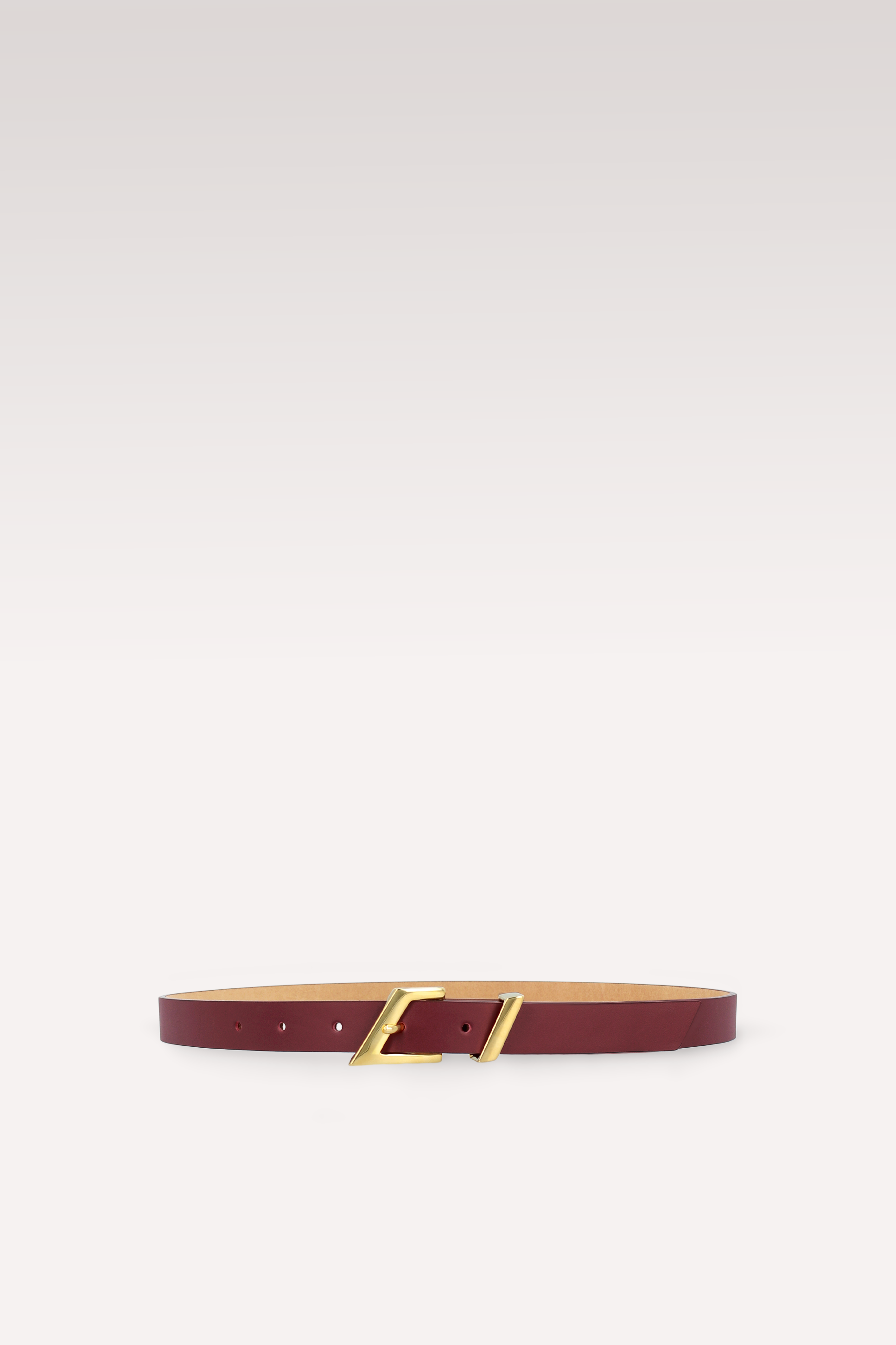 EDGE 20 MM BORDEAUX LEATER BELT