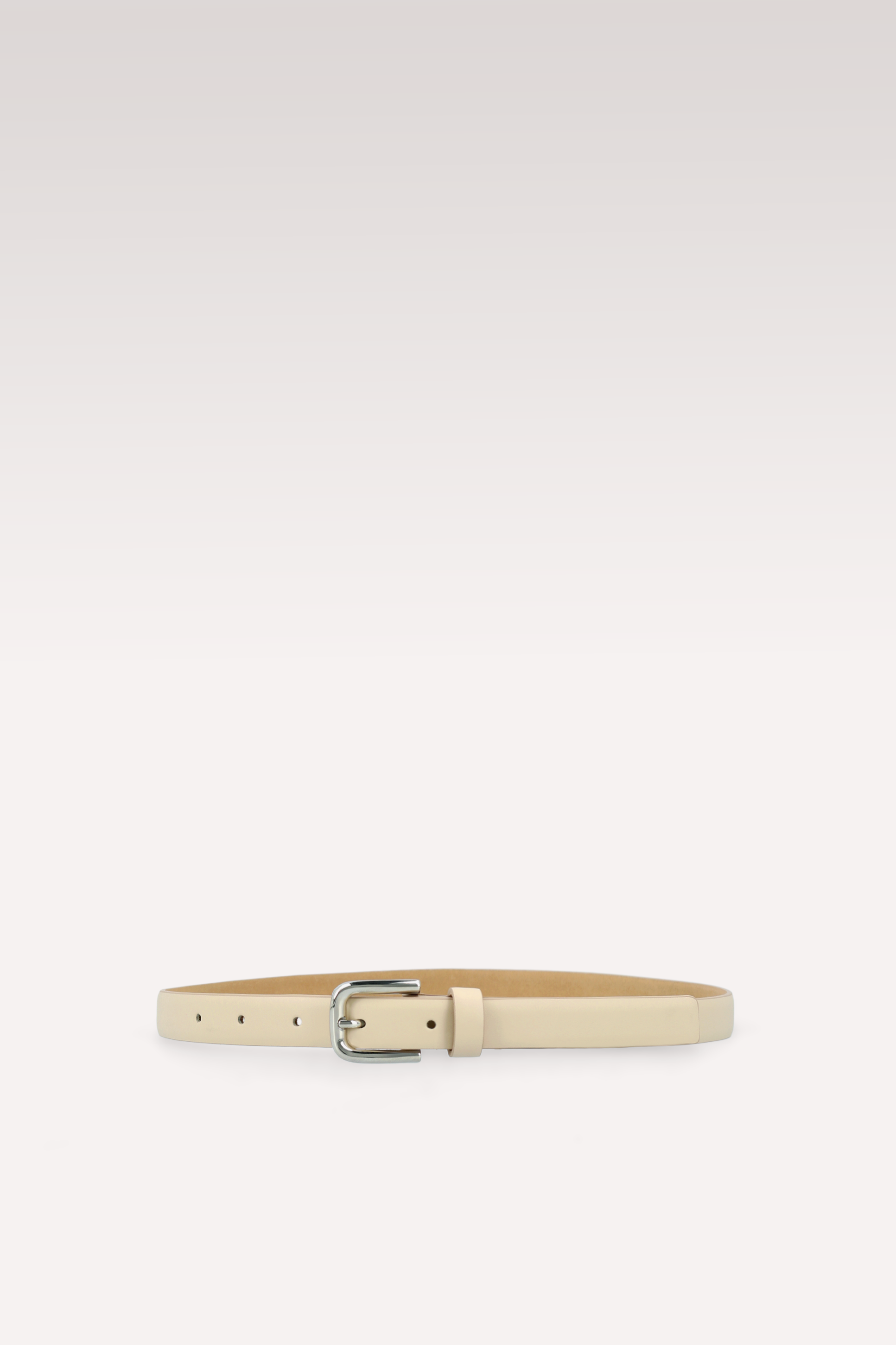 NERINA 20 MM BEIGE LEATHER BELT