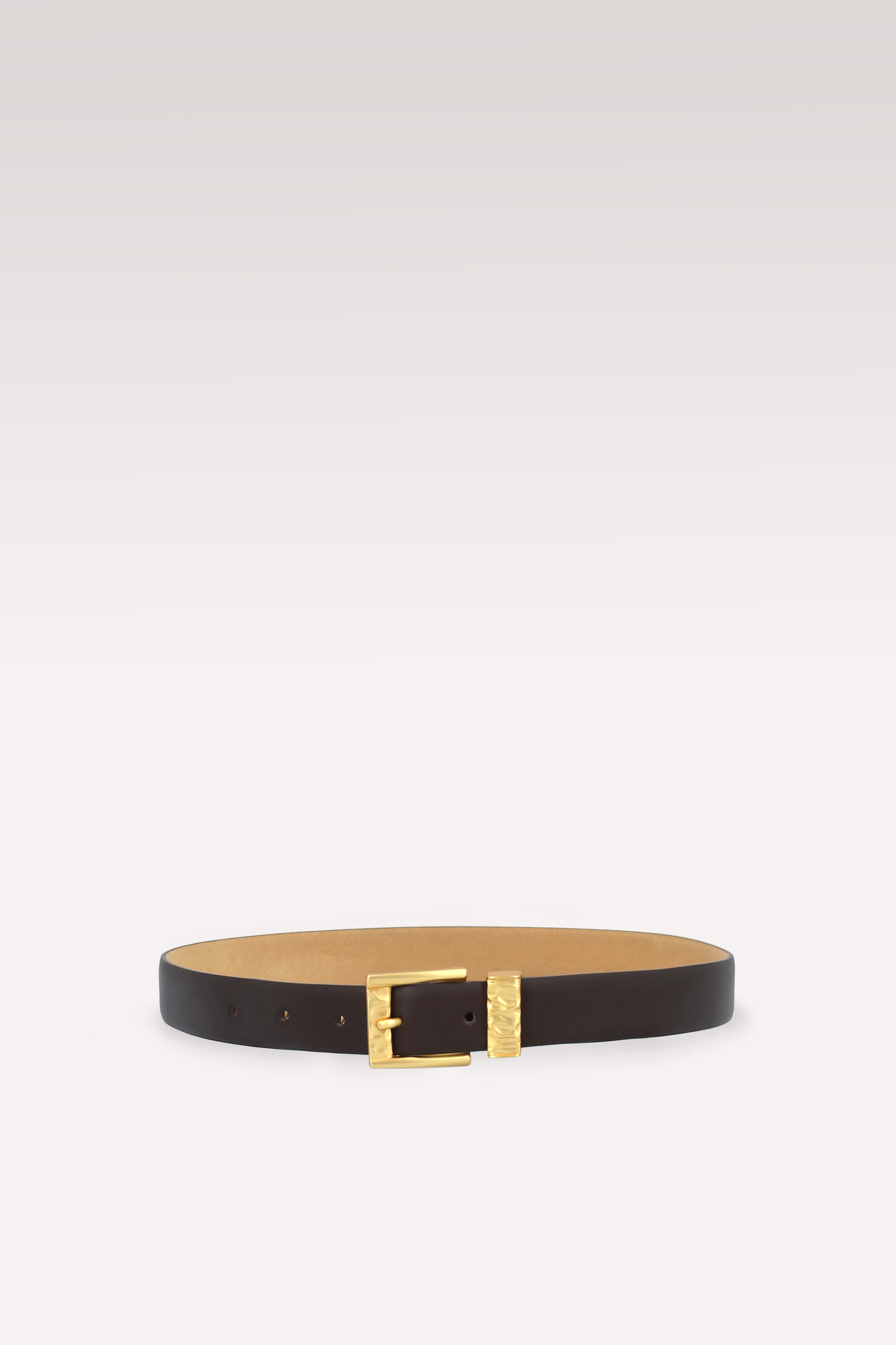 KAI 20 MM CHOCOLATE BROWN LEATHER BELT