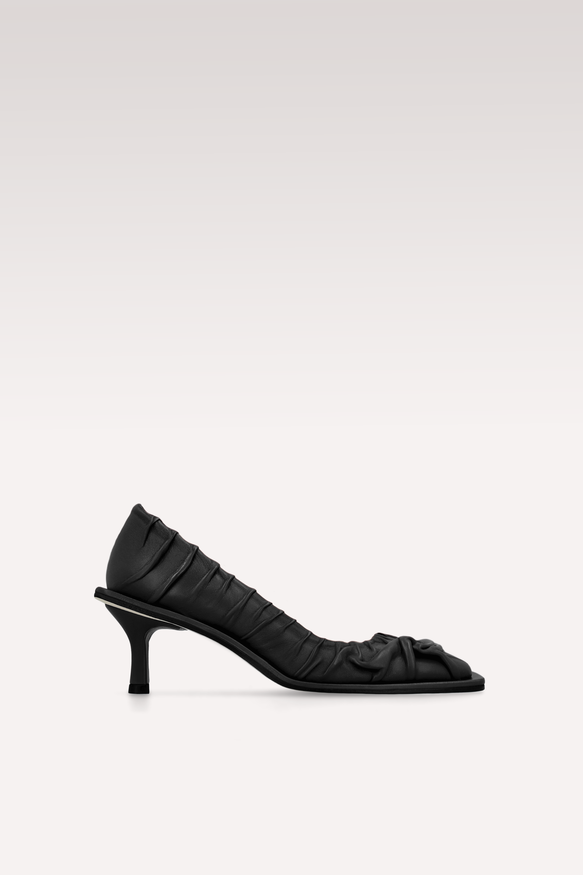 NI BLACK SOFT NAPPA LEATHER PUMPS
