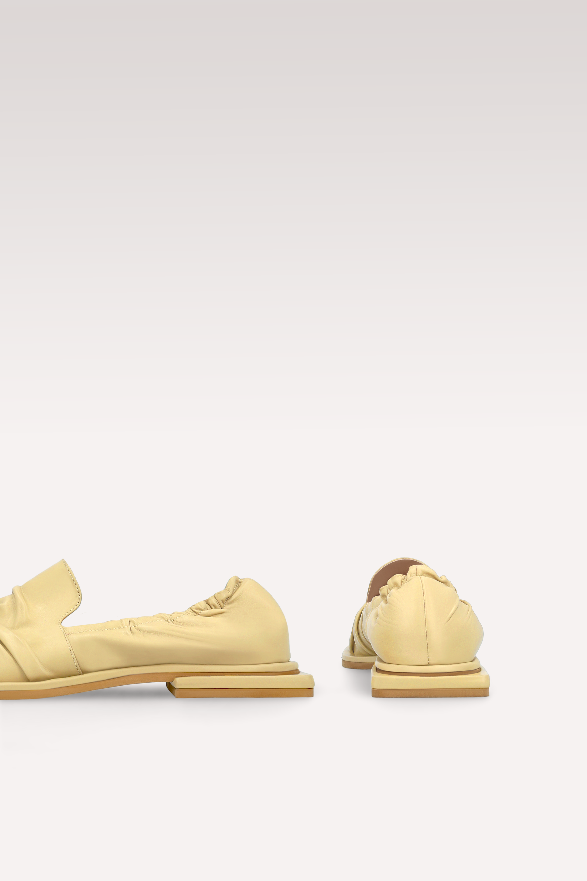 GETA BANANA YELLOW LEATHER LOAFERS