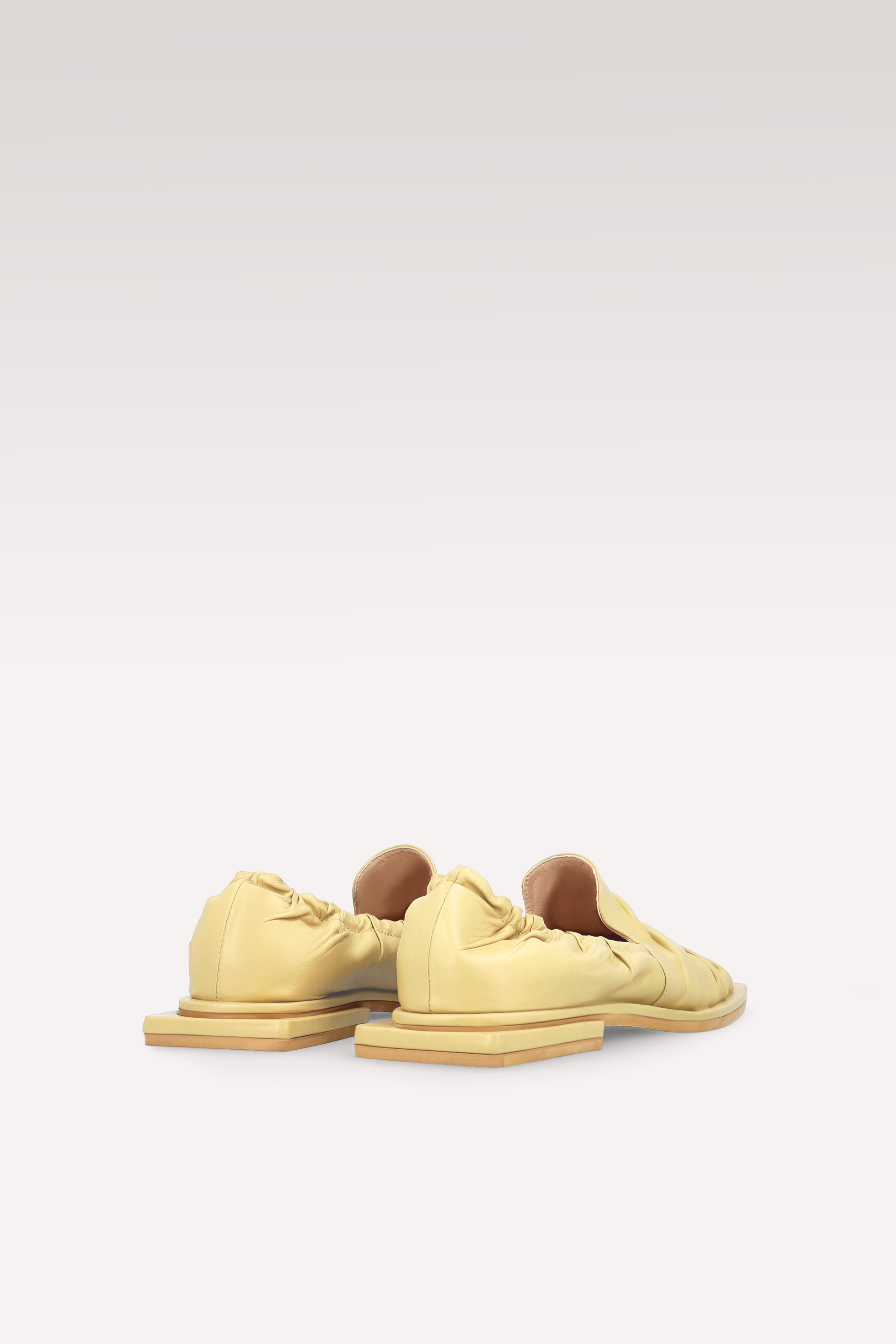 GETA BANANA YELLOW LEATHER LOAFERS