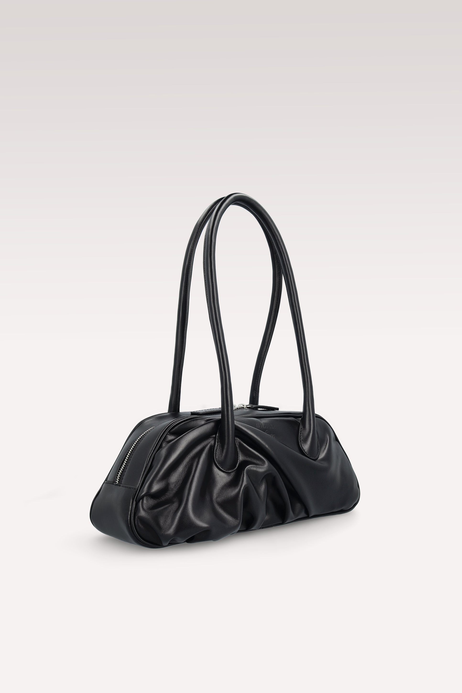 NAMI BLACK NAPPA LEATHER SHOUDER BAG