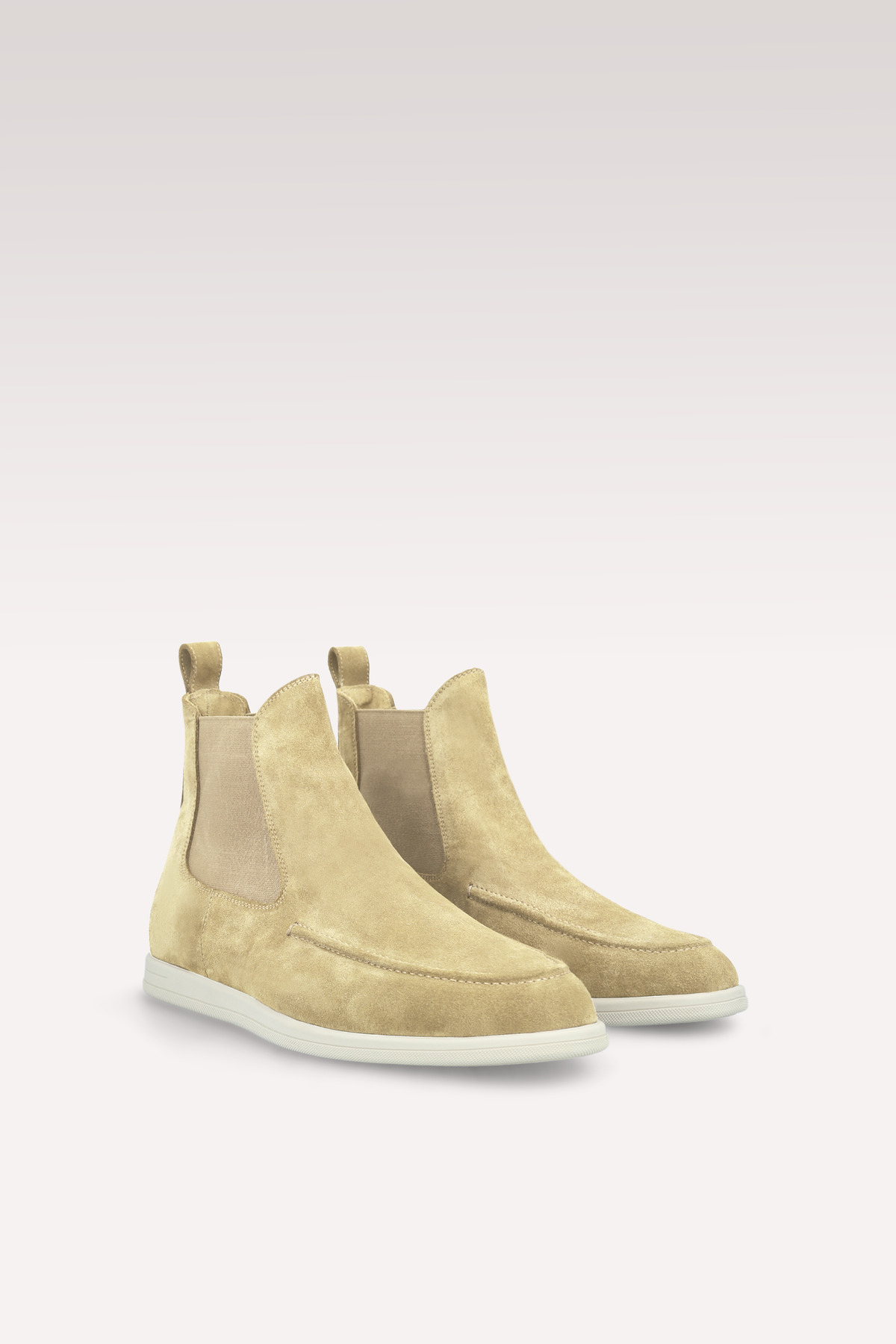 VITO NUDE SUEDE LEATHER ANKLE BOOTS