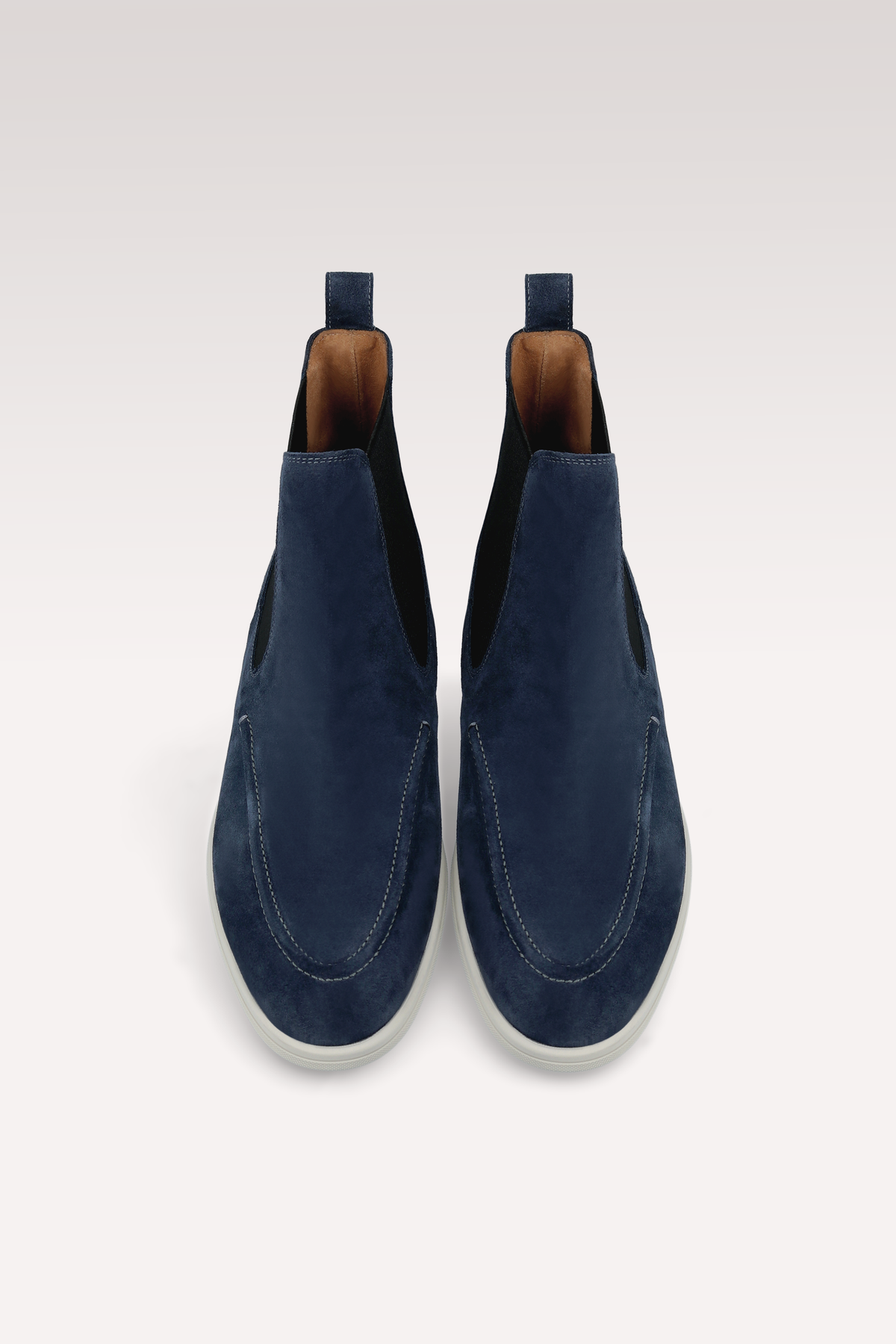 VITO DARK BLUE SUEDE LEATHER ANKLE BOOTS