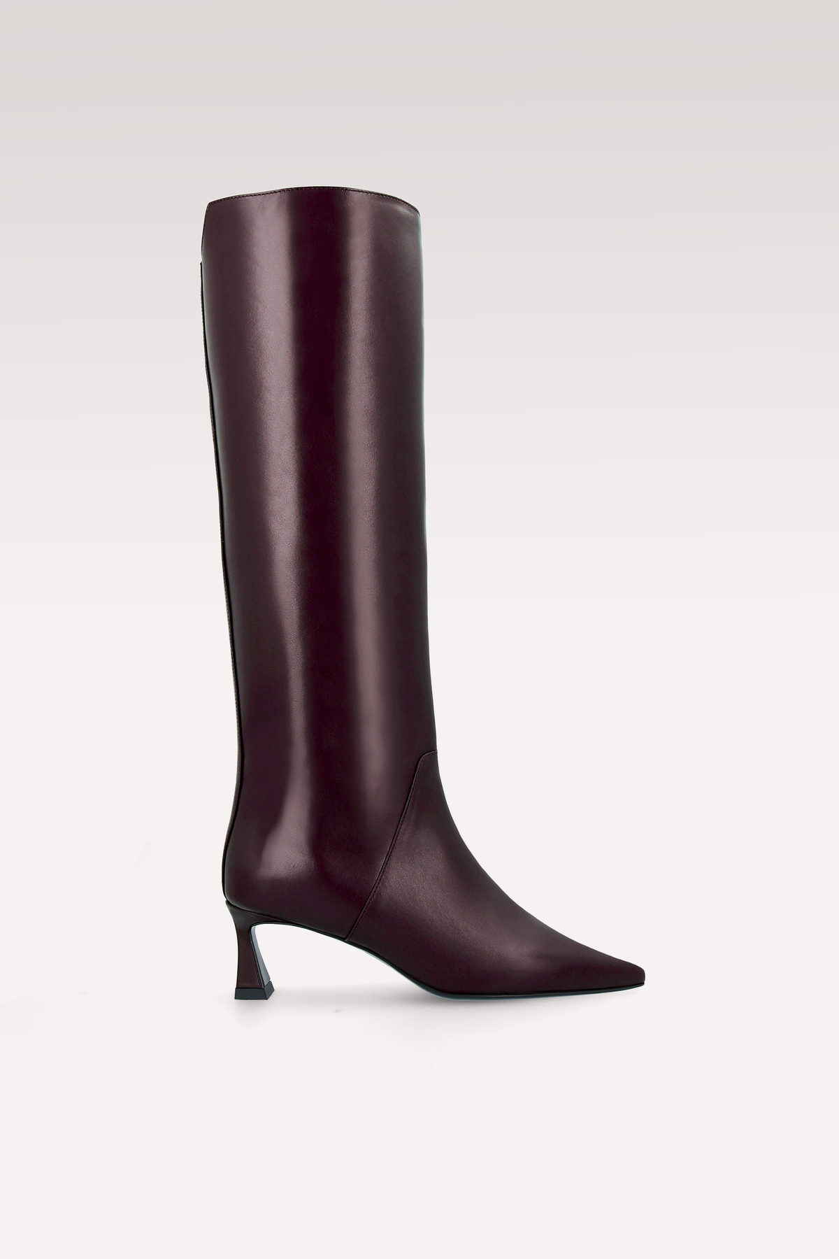 SORELLA BORDEAUX LEATHER BOOTS