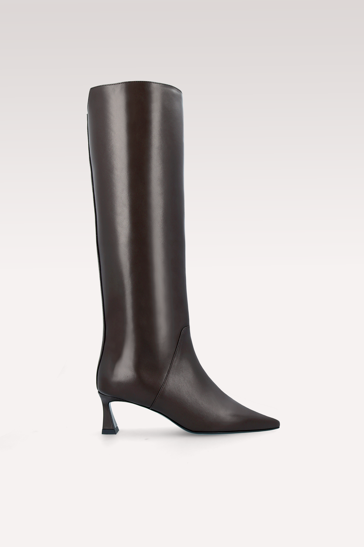 SORELLA DARK BROWN LEATHER BOOTS