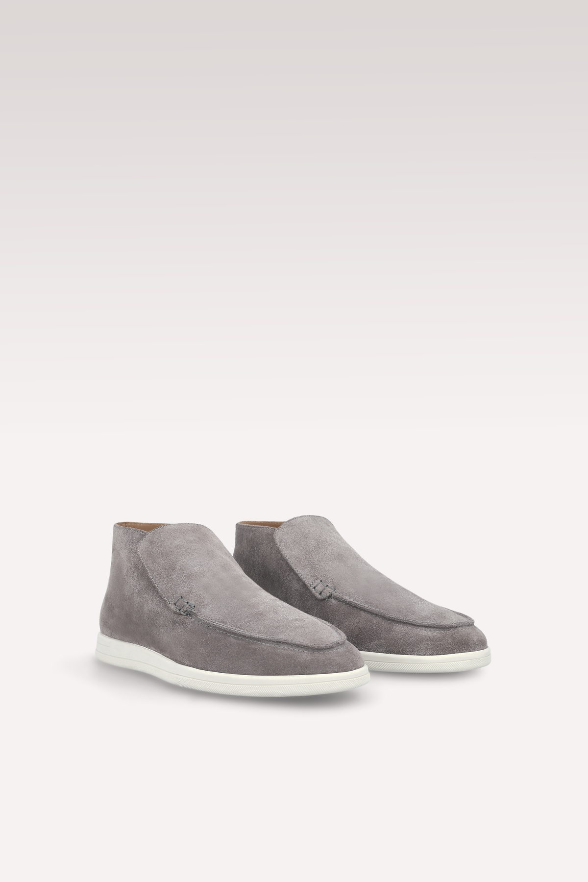 DANTE GREY SUEDE LEATHER ANKLE BOOTS