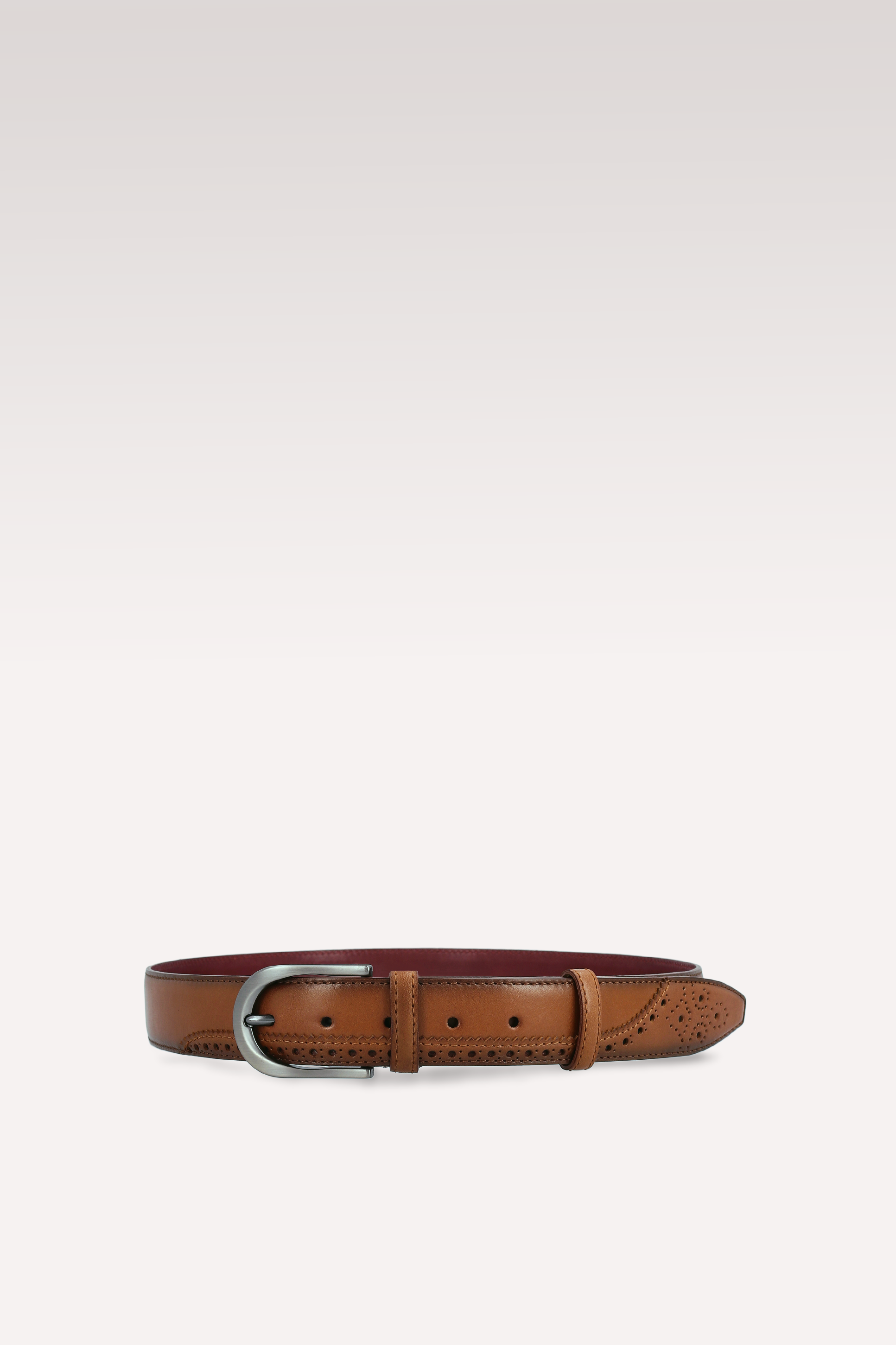 JASON BROWN CALF LEATHER BELT