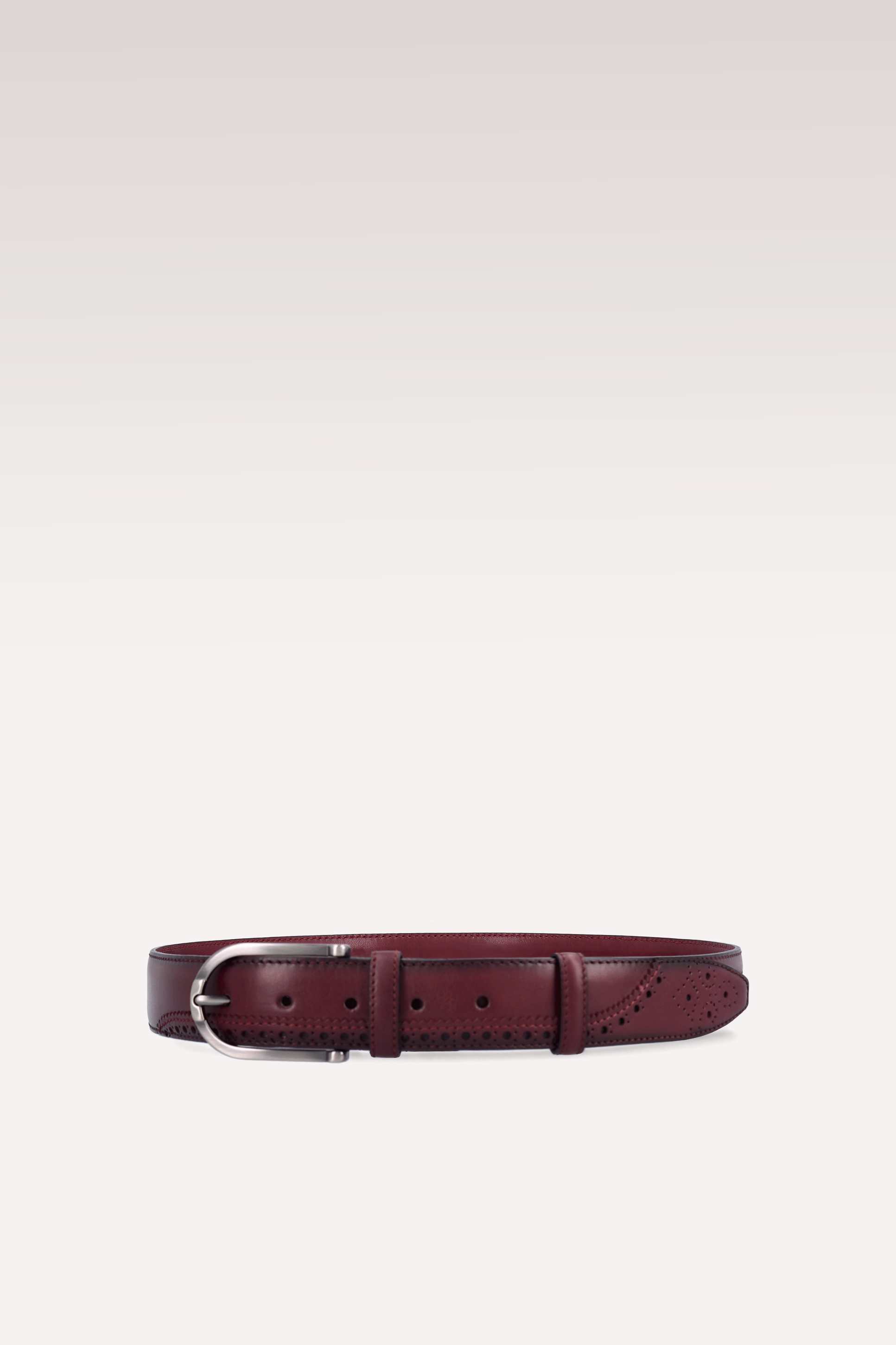 MODENA 01 BORDEAUX LEATHER CHELSEA BOOTS AND JASON LEATHER BELT
