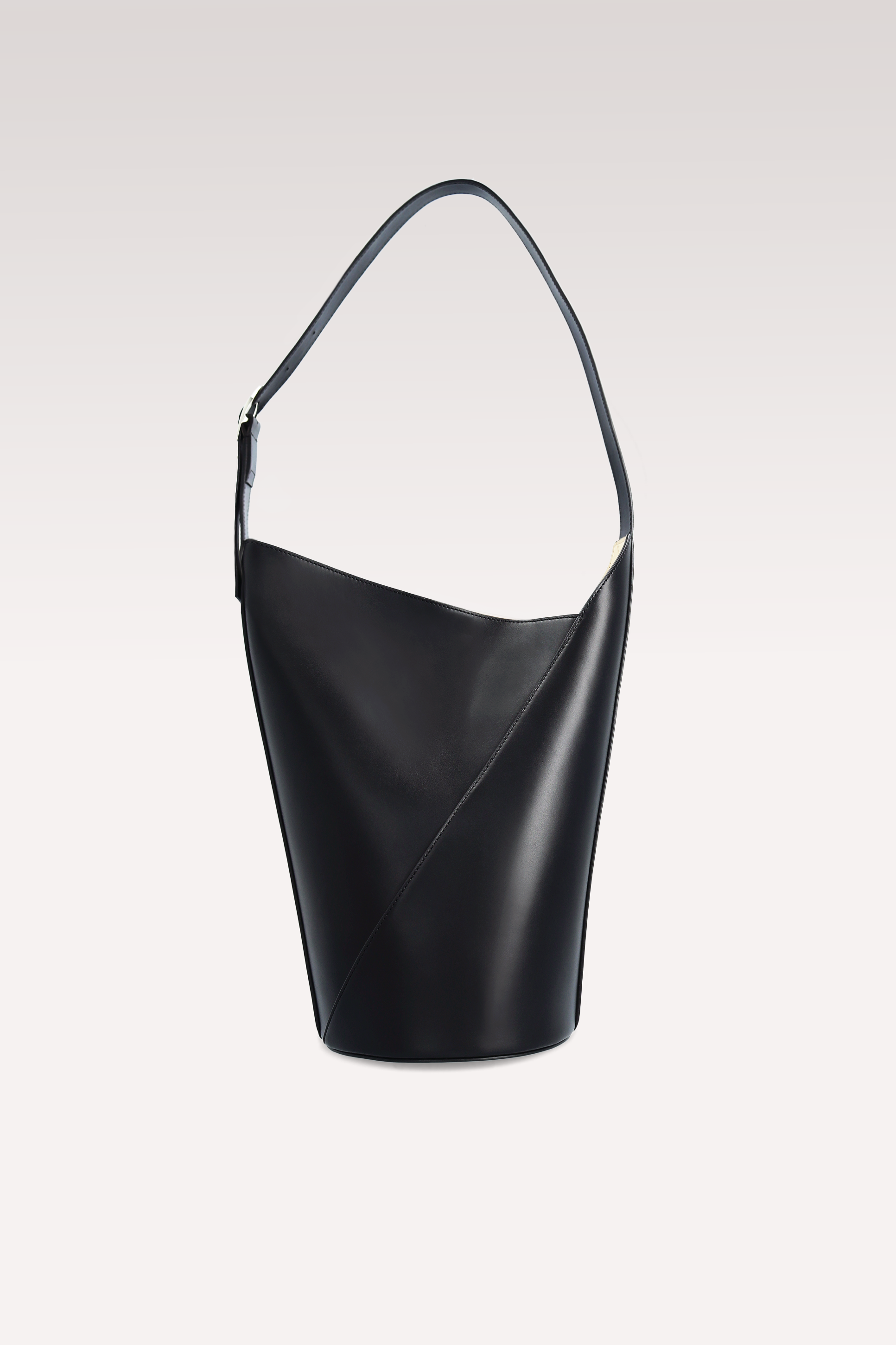 BLOOM BLACK NAPPA LEATHER TOTE BAG