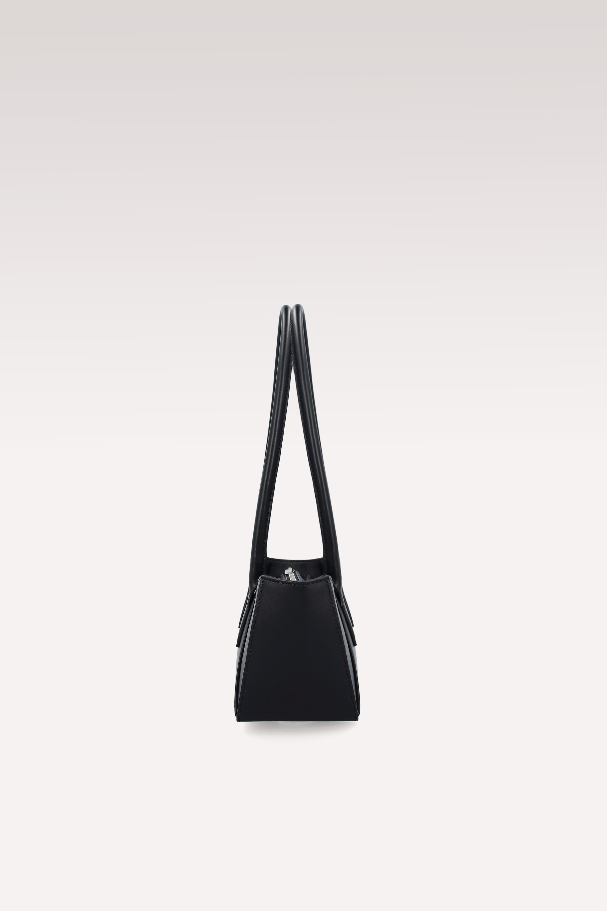 REY LEATHER AND MESH MULES AND DAISY BLACK LEATHER SHOULDER BAG