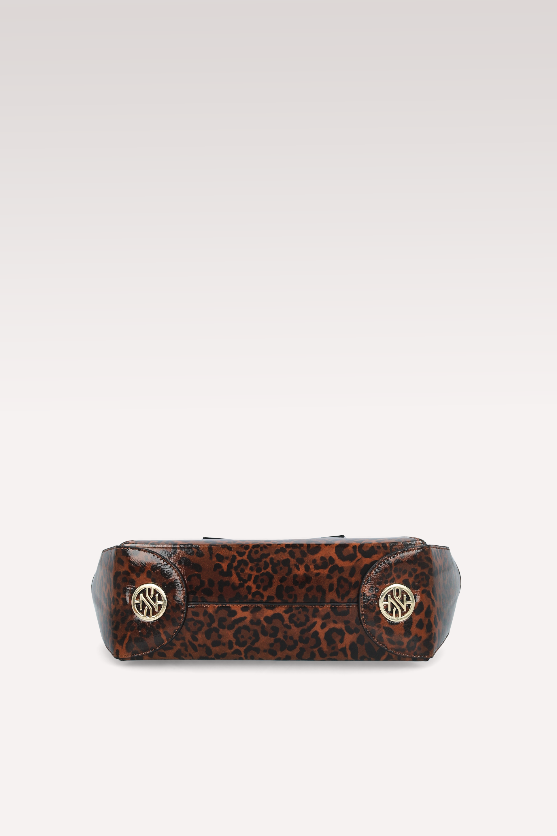 DAISY BROWN LEOPARD PRINT LEATHER SHOULDER BAG