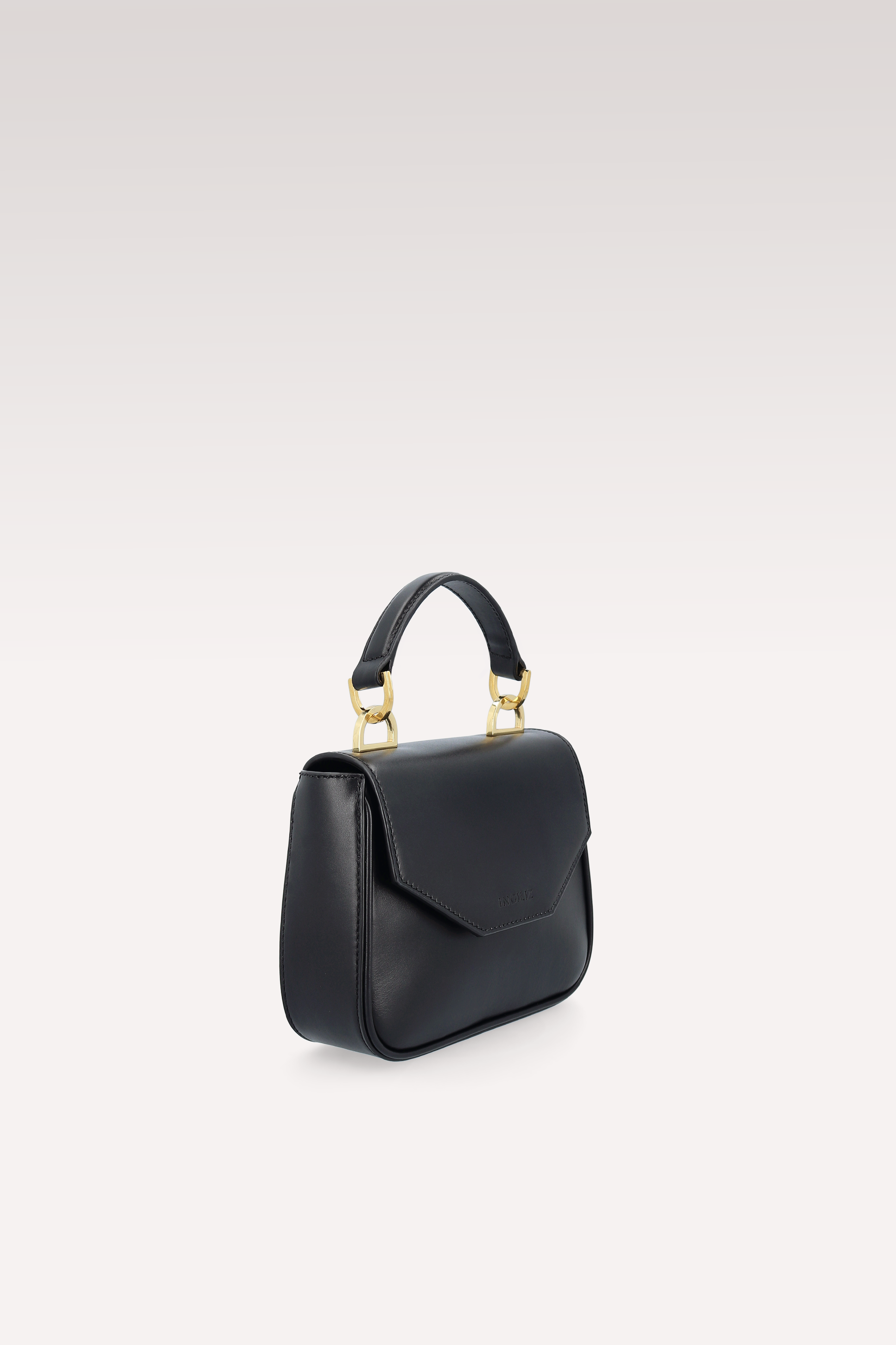 SIENNA BLACK LEATHER AND MESH PUMPS AND MILLY NAPPA LEATHER MINI BAG