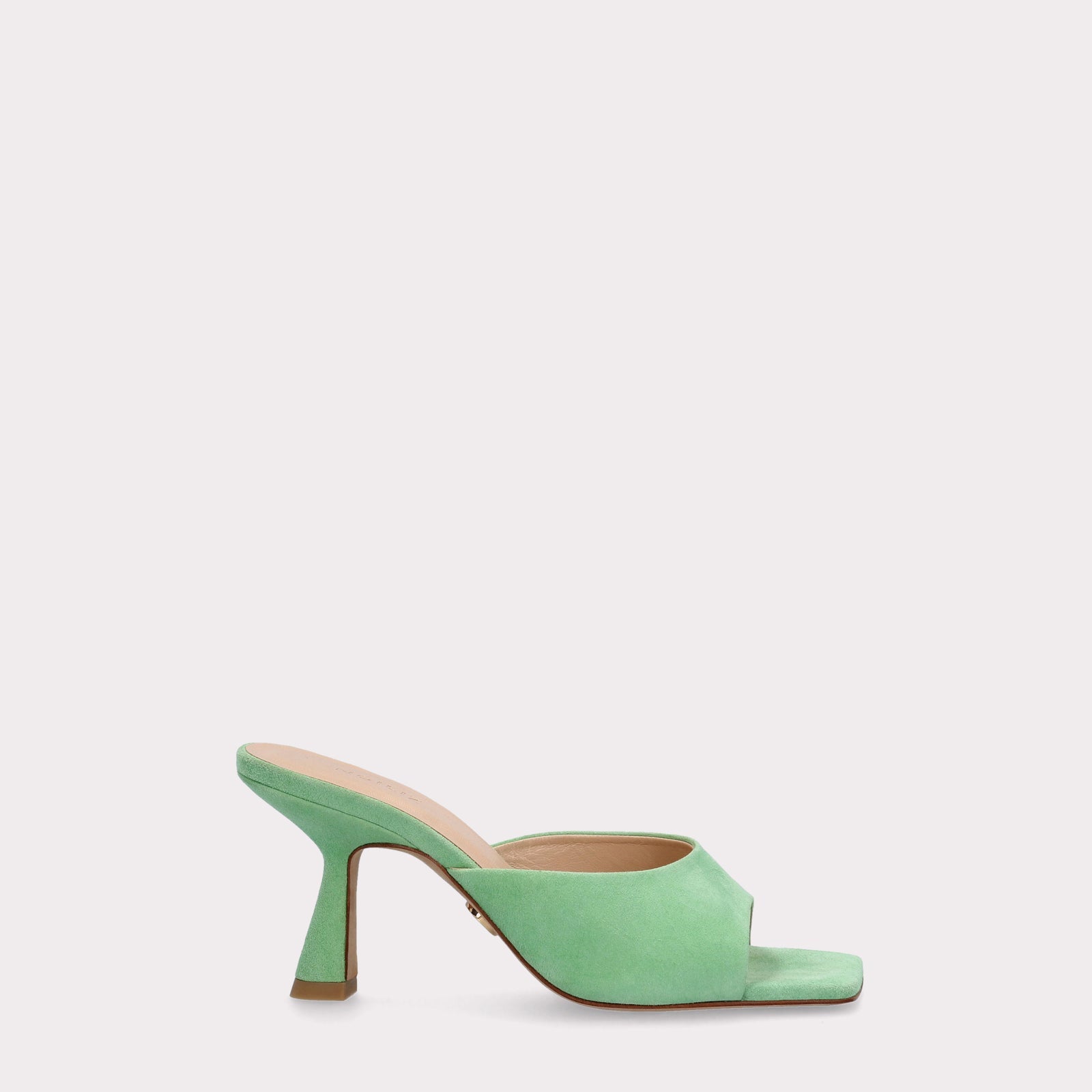 SUEDE MULES RENY GREEN
