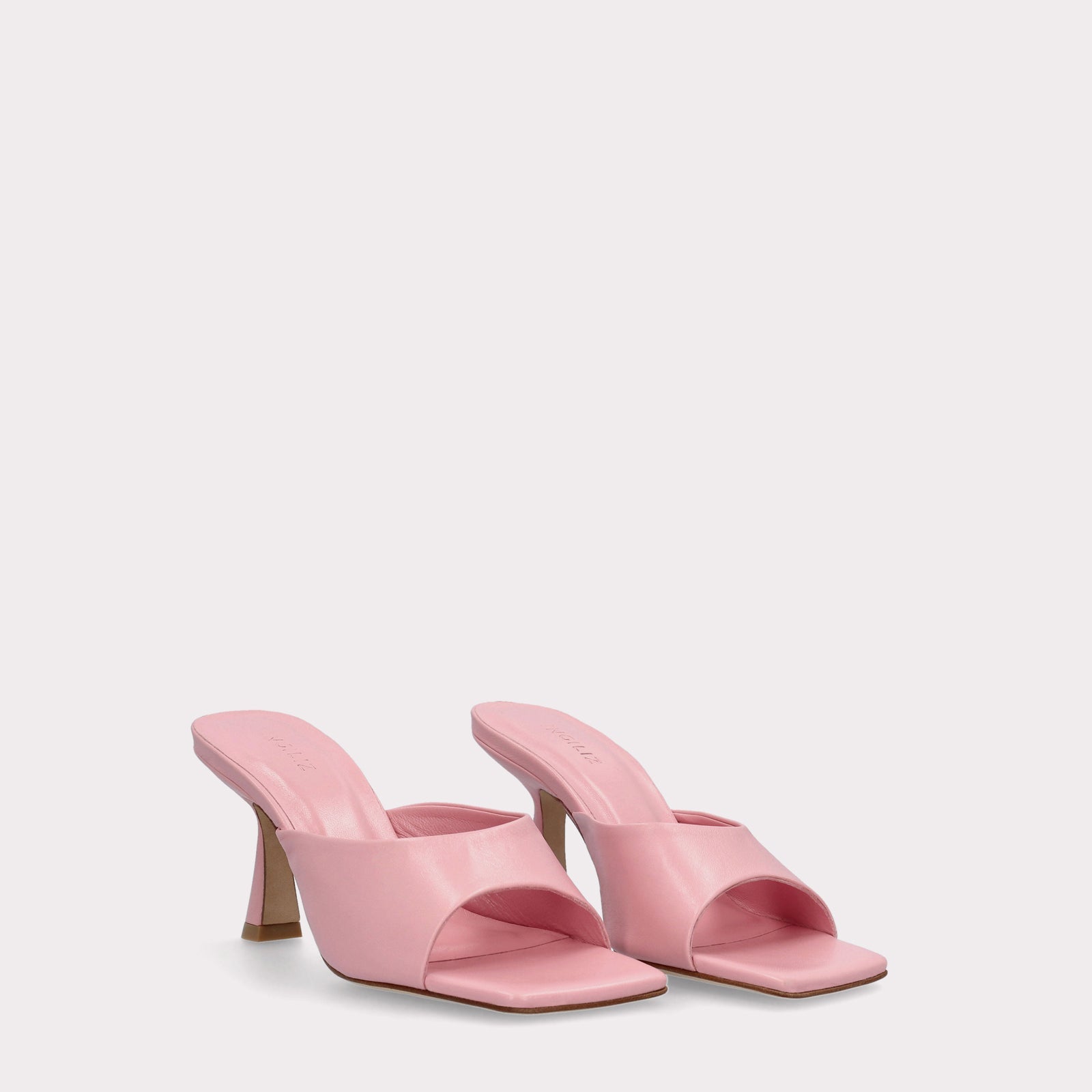 LEATHER MULES RENY PINK