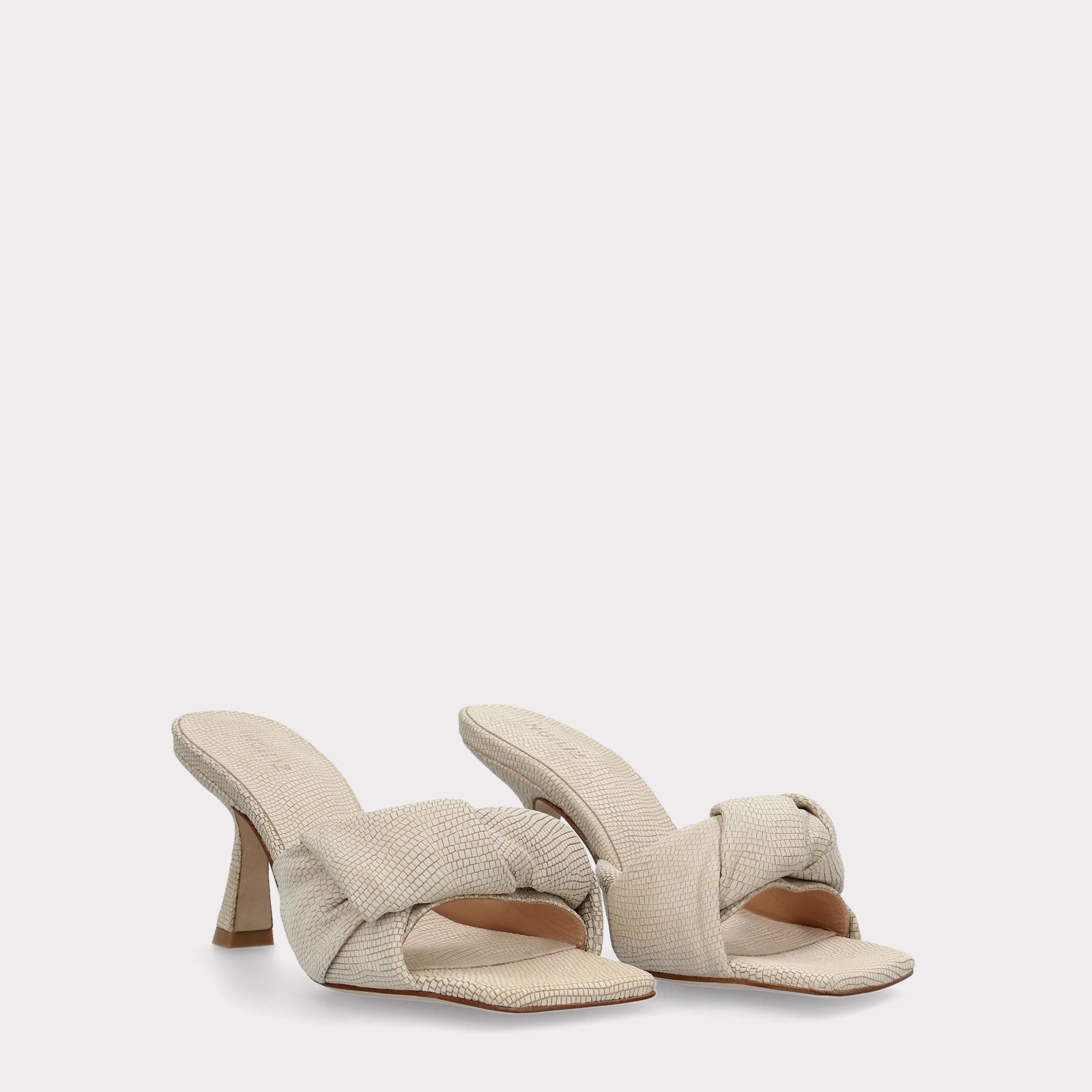 White on sale suede mules