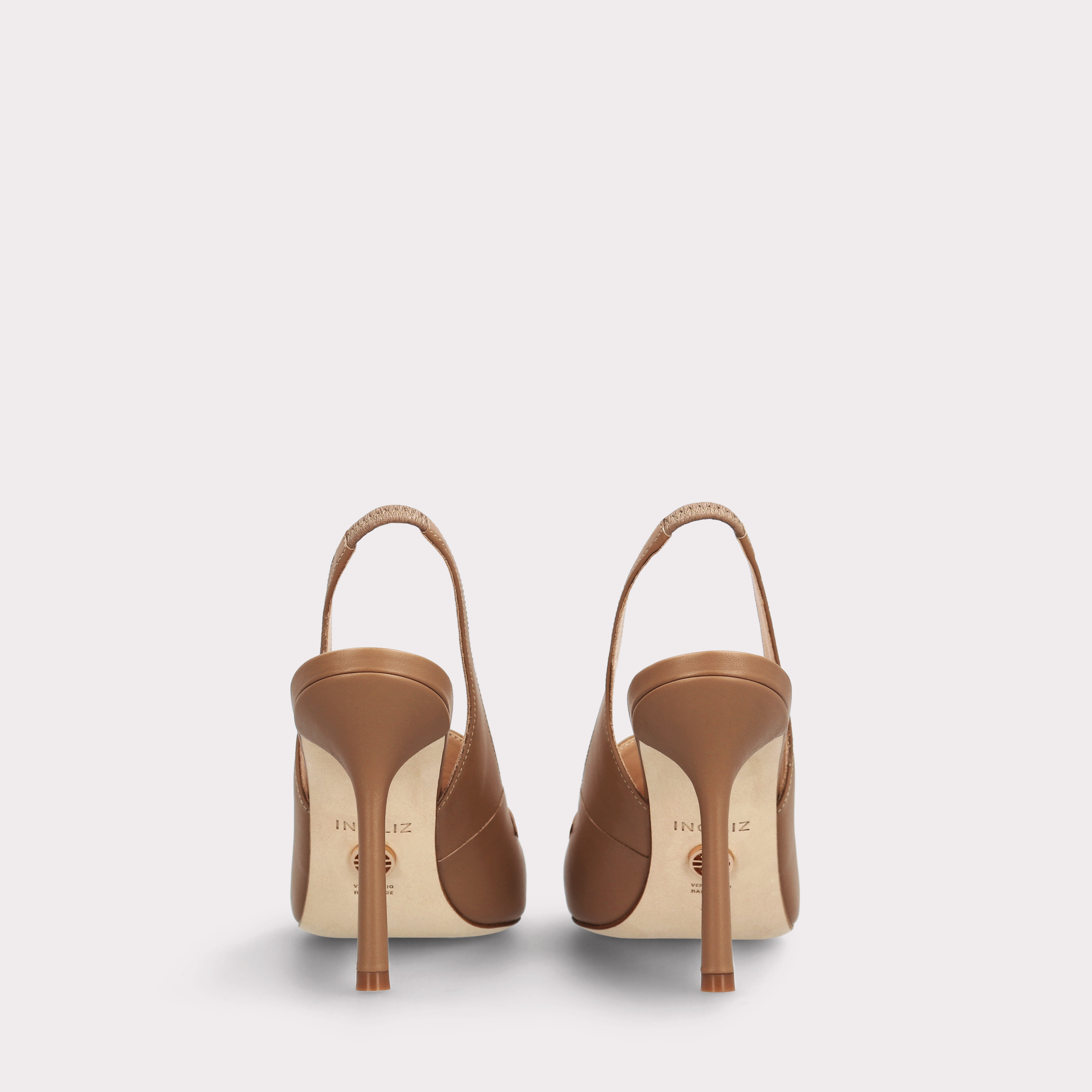 ABA 15 NUDE LEATHER PUMPS