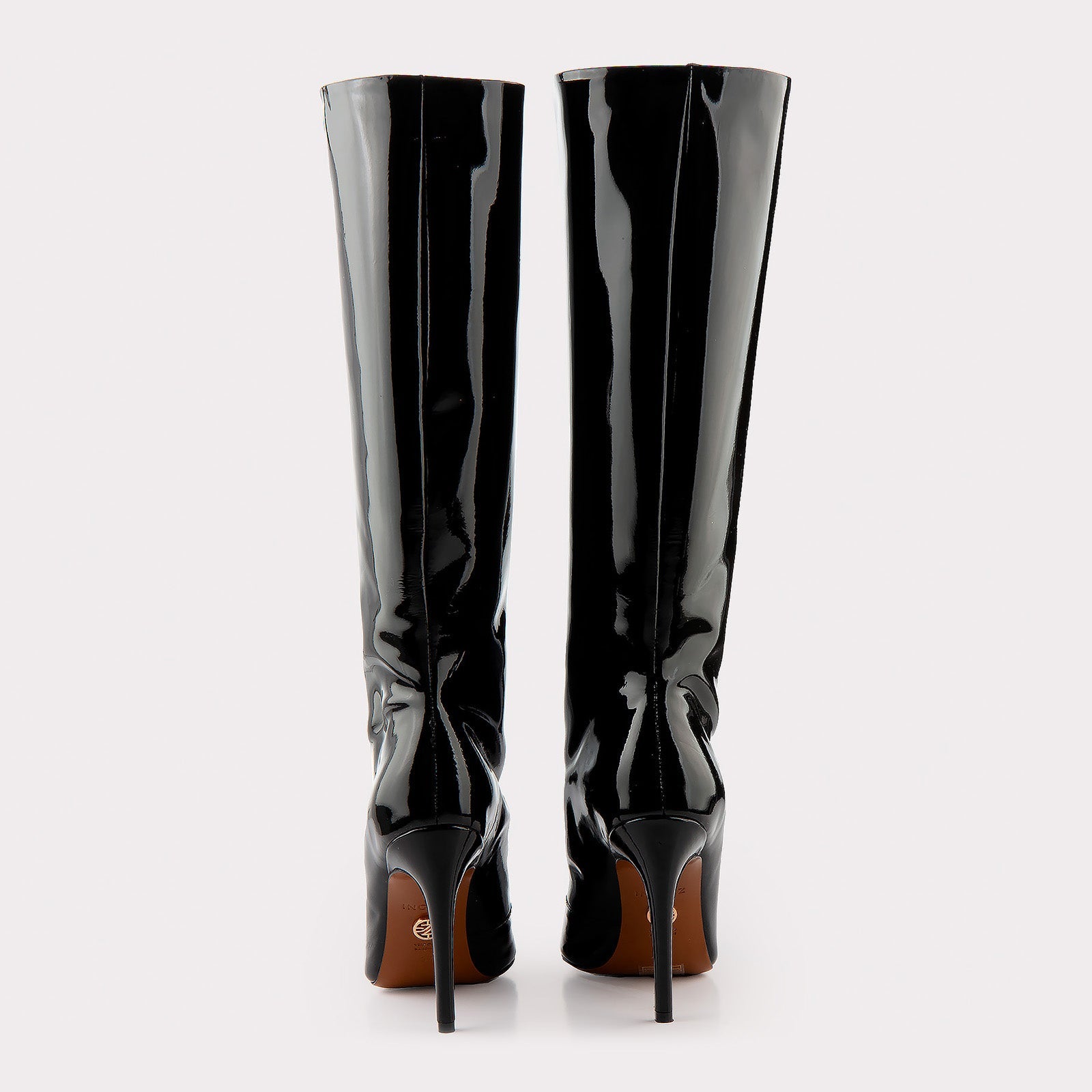 ANASTASIA 02 BLACK PATENT LEATHER BOOTS