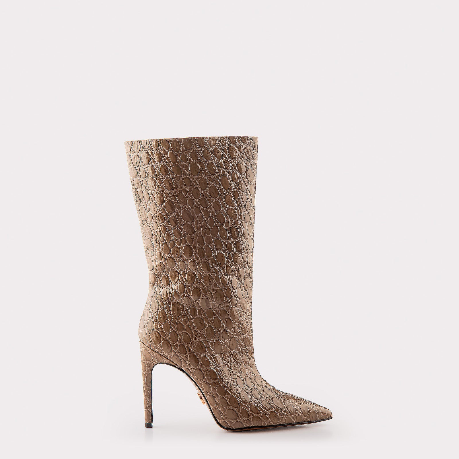 TEXTURED LEATHER BOOTS ANNIE