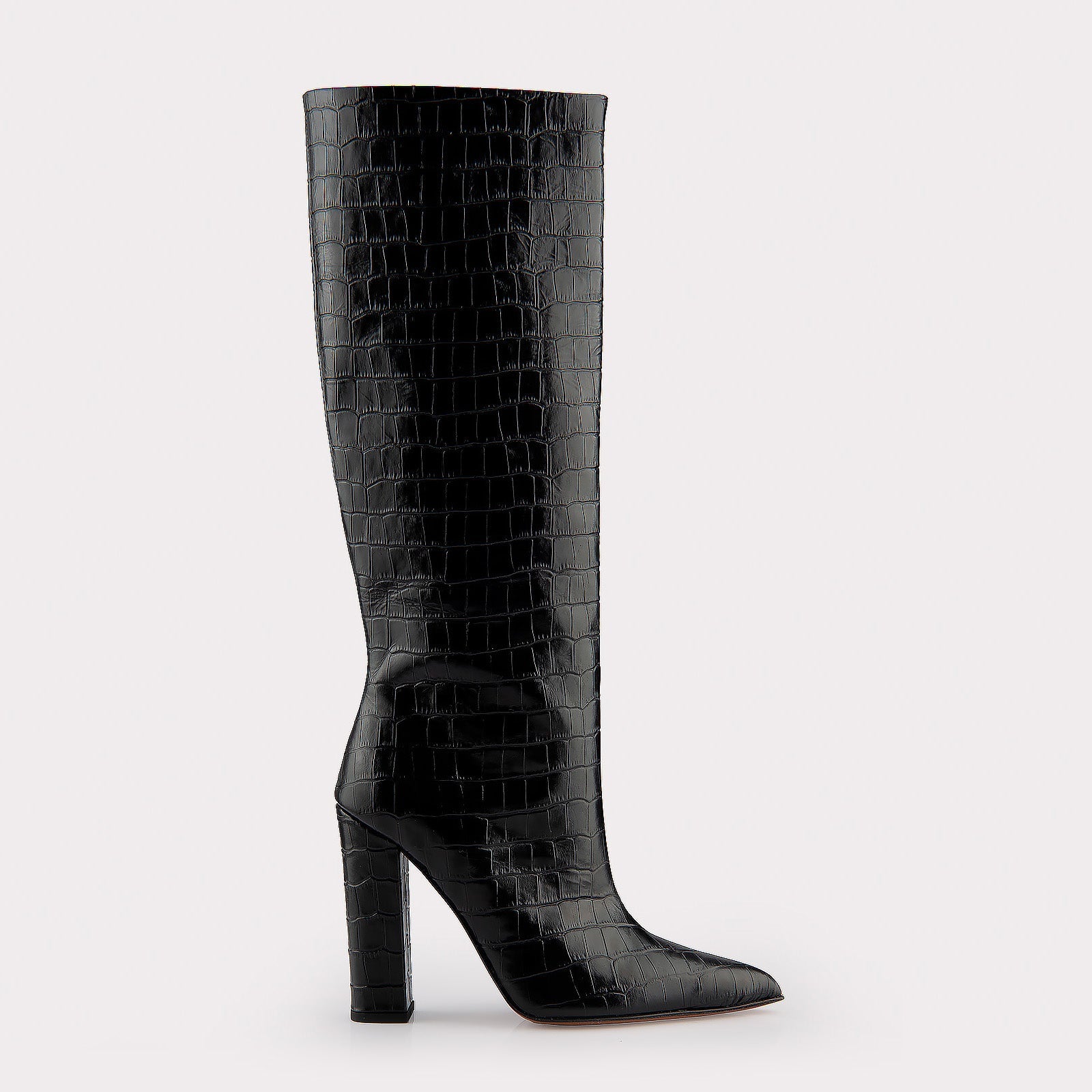 TEXTURED-LEATHER BOOTS LILYANA