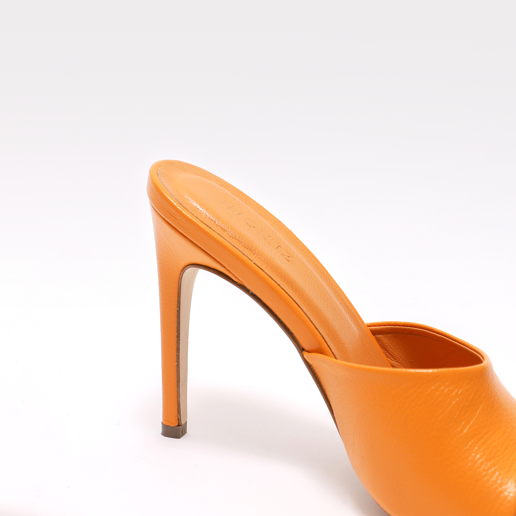 LEATHER MULES KALINA ORANGE